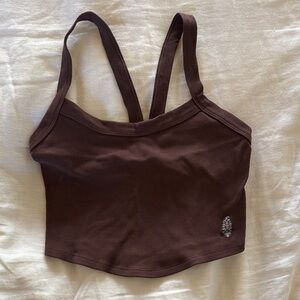 FP movement ribbed cropped tank, size M/L